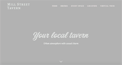 Desktop Screenshot of millstreettavern.com