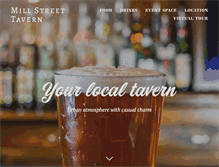 Tablet Screenshot of millstreettavern.com
